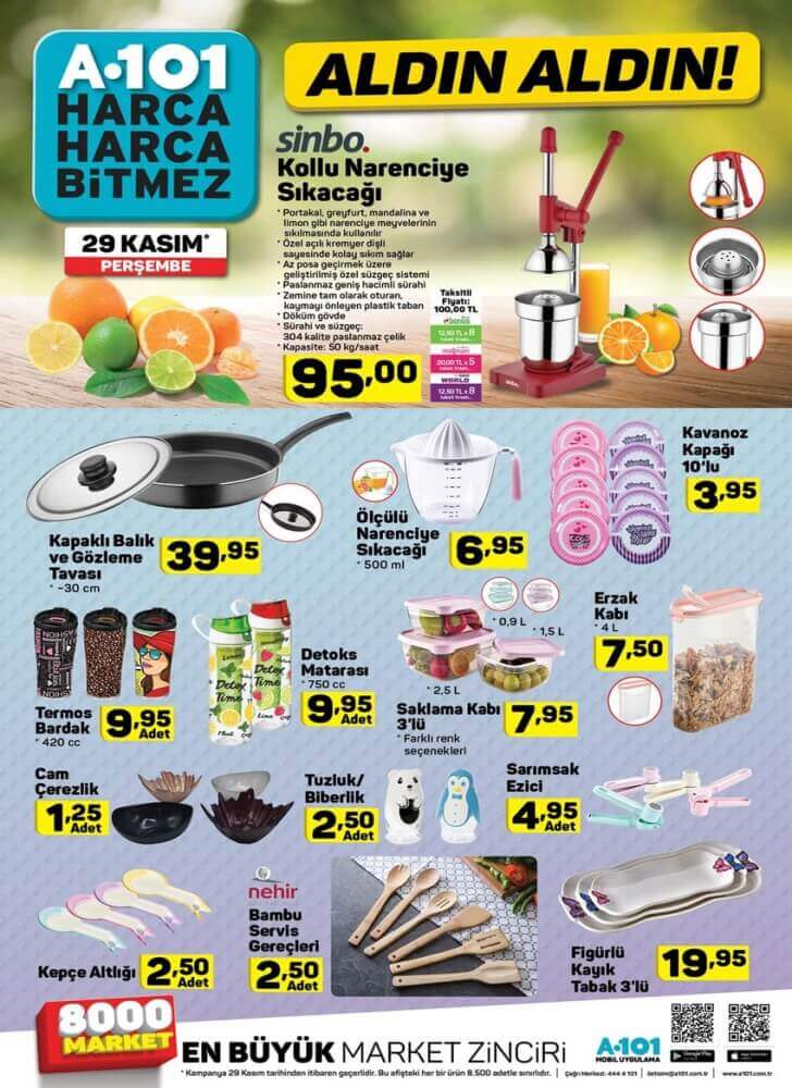 a101 market 29 kasım