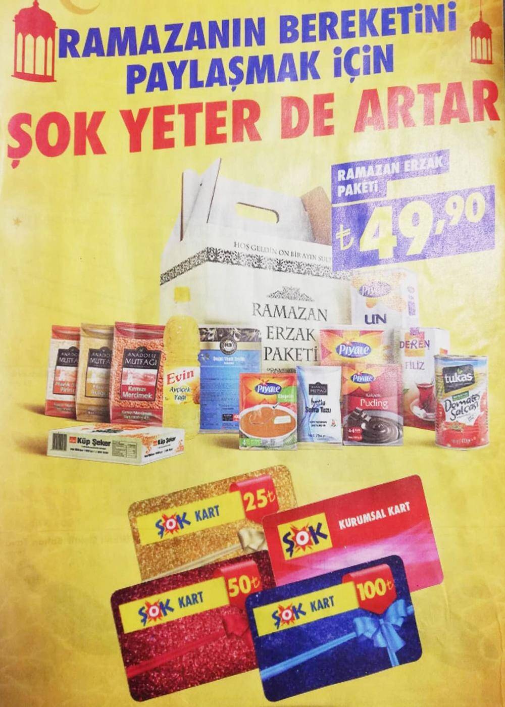 sok market ramazan paketi